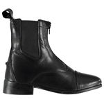 Dublin Elevation Zip Paddock Boots II Black - Unisex - Full grain leather zip-up paddock boot for men and women