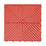 Swisstrax Ribtrax PRO Interlocking Garage Floor Tiles, 15.75 x 15.75-Inch, Racing Red, 24 Piece Set