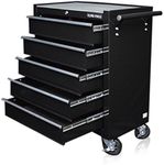 US PRO Tool Chest Tool Box Roller Tool Cabinet Gloss Black