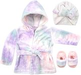 Rising Star Baby Robe Girl, Tie Dye