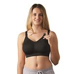 Bravado! Body Silk Seamless Nursing Bra 1401 (L, Black)