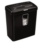 Fellowes Powershred P-30C 6-Sheet Cross-Cut(4-Gallon bin) Deskside Paper Shredder, Black