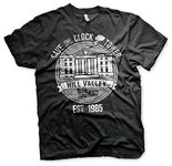 Officially Licensed Save The Clock Tower Mens T-Shirt (Black), Large