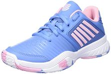 K-Swiss Performance Court Express Omni Tennis Shoe, Silver Lake Blue/White/Orchid Pink, 11 UK Child