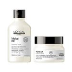 L'Oreal Professionnel Metal Dx Shampoo & Hair Mask Combo (300ml + 250gm) | Anti Metal & Sulfate Free Shampoo & Mask for Shinier Hair