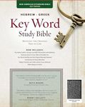 The Hebrew-Greek Key Word Study Bible: NASB-77 Edition, Black Genuine