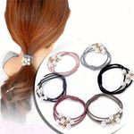 24Pcs Bracelet Hair Ties, 6 Styles 