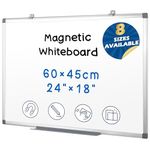 Swansea Magnetic Whiteboard 24x18 inches,Dry Erase White Board for Wall 60x45cm