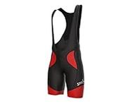 Sparx Men Cycling Bib Shorts Bicycle Bike Racing Bibs Short Padded (Medium, Black/Blue)