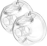 Wearable Breast Pump Accessories of Flange(24mm) Compatible with Momcozy S9/S10/S12 Wearable Breast Pump Shield/Flange Replacement 2PCS