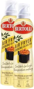 Bertolli Air Fryer Olive Oil Spray | Cooking Oil Spray for Air Frying, Roasting & Grilling | Airfryer Spray for Crispy Results | 2 x 200ml