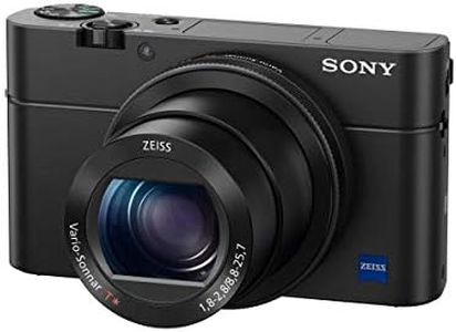 Sony RX100 IV 20.1 MP Premium Compact Digital Camera w/ 1-inch Sensor, 4K Movies and 40x Super Slow Motion HD DSCRX100M4/B, Black