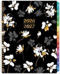 Planner 2026-2027- Weekly Monthly Academic Planner 2026-2027, July 2026 - June 2027, Calendar Planners with Colorful Tabs, Inner Pocket, Floral Cover, 8.5'' x 11''