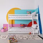 Design Elements - Harri Midsleeper Low Bunk Cabin Bed - (White)