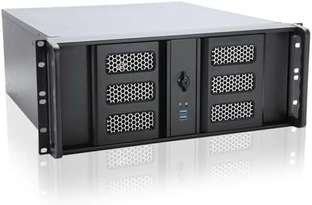 RackChoice 4U Rackmount Server Chassis with 3x5.25 Front Bays+7x3.5 +3x2.5 Drive Bays