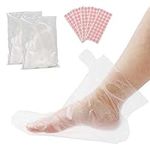 Segbeauty Paraffin Bath Liners for Foot, 200 Counts Plastic Foot Covers, Booties for Feet Thermal Foot Liners, Therabath Foot Protectors with 200 Stickers for Snug Closure, Wax Therapy Foot Bags