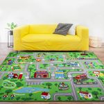 Capslpad Kids Carpet Playmat Rug,Extra Large City Life Carpet 6.6x5.0 ft Learning Educational Car Rug Play Game Carpet for Children Baby Boy Girl Bedroom Playroom