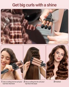 BESTOPE RAY 3 Barrel Hair Curler – Triple Barrel Waver for Beach Waves