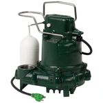 Zoeller 53-0001 1/3 HP 43 GPM 1-1/2-Inch Discharge M53 Mighty-Mate Automatic All Cast Iron Sump Pump with Vertical Float Switch