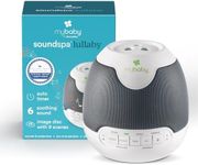 MyBaby Lullaby Sound Machine & Projector – Baby Sleep Machine Plays 6 Sounds & Lullabies, Projects Soothing Images - Auto-Off Timer, Adjustable Volume, Great for Baby Registry and Baby Shower Gifts