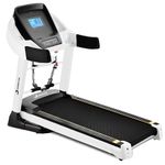 Durafit91™Ranger Multifunction 7HP Peak BLDC Hydraulic Foldable Treadmill| Max Weight 150 Kg| Running Surface : L-1360mm & W-550 |18 Km/H Max Speed| 20-Auto Incline| Bluetooth Music| Wynd app | White
