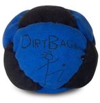 World Footbag Dirtbag Hacky Sack Footbag, Blue/Black