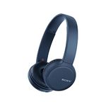 Sony Wireless Headphones WH-CH510: Wireless Bluetooth On-Ear Headset with Mic for Phone-Call, Blue