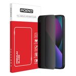 POPIO Military-Grade Privacy Screen Protector for iPhone 13/13 Pro / 14 / 16E / 17E – 9H Tempered Glass, Anti-Spy Protection, Scratch-Resistant, HD Clarity (1 Pack)