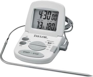 Taylor 1470N Classic Series Programmable Meat Thermometer with Timer and Alarm