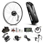 YOSE POWER 26'' E-bike Conversion Kit 36V350W Rear Wheel Motor Cassette with Integrated controller 36V13Ah Battery