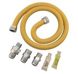 Dormont 20C-3231V4KIT-TS-48B SmartSense gas connector kit, 60" Long, 1/2" Outside Diameter, Yellow Coated