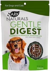Ark Naturals Gentle Digest Soft Chews, Vet Recommended Dog and Cat Prebiotics and Probiotics, Digestive and Immune System Support, 120 Count
