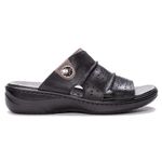 Propét Women's Gertie Slide Sandal, Black, 6 UK