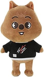 SHENGANG Stray Kids Skzoo Plush Dwaekki Cartoon Animated Plush Toy Cute Animal Plush Toy,Can be DIY,Suitable for SK Fans, The Best Gift for Friends(Quokka) 1PCS