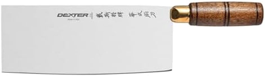 Dexter Traditional 08040 Chinese Chefs Knife, 20 cm,Brown