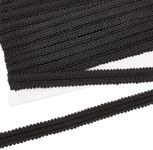 FINGERINSPIRE 11 Yards 5/8 inch Black Braid Trim Polyester Woven Braid Trim Centipede Decorative Gimp Trim Basic Trim for DIY Craft Costume Sewing Curtain Slipcover Home Decoration Accessories