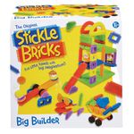 Stickle Bricks Big Builder Construction Set - Includes over 125 Pieces, Inspire Creativity and Motor Skills, Safe and Durable Construction Toy, Convenient Storage, Suitable for Ages 18 Months+