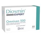 Dulàc - Hemorrhoids and Piles Treatment, Diosmin Hesperidin Supplement Omniven 500 80 Tablets Enriched with Flavonoids Red Vine, Horse Chestnut and Butcher's Broom Complex