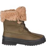 Sperry Women's Maritime Winter Boots, Olive, 3.5 UK