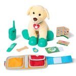 Melissa & Doug Let’s Explore™ Ranger Dog Plush with Search and Rescue Gear | Plush Toy | Hugging Toy | Pretend Play Toy for kids | 3 and Above | Gift for Boys or Girls