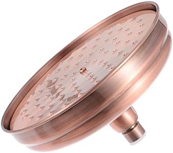 Angoily Cabeza de Ducha de Cobre de Alta Presión Cabeza de Ducha de Lluvia Vintage Retro Rociador de Ducha Baño Lluvia Rociador Boquilla Reemplazo para Baño de Una Sola Cabeza