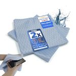 NeoLavish - 2 Pack - Microfibre Cleaning Cloths - Just Need Water to Clean - Laptop Screen Cleaner Wipes for TV iPad Tablet Smartphone iPhone LCD Car Oled - Streak Free Cleaning Towel - Non-Scratch