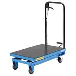 Draper Hydraulic Lifting Table, Certified to 225kg - 99814 - Lifting Range 225-720mm, Blue and Black