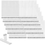 36-Pairs(72 Strips) Large Picture Hanging Strips Heavy Duty, Adhesive Strips Picture Hanger Kit Hook Loop Mounting Tapes Damage Free Wall Fastener Tape for Frame Hanging(3.66x0.75in,Square)