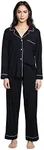 Eberjey Gisele PJ Set, Black, Mediu