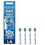 Oral-B Pro Precision Clean Electric Toothbrush Head, X-Shape And Angled Bristles for Deeper Plaque Removal, Pack of 4 Toothbrush Heads, White