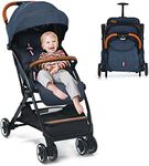 GYMAX Baby Foldable Stroller, Adjus