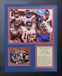 Legends Never Die 2011 New York Giants Super Bowl Champions Framed Photo Collage, 11 x 14-Inch