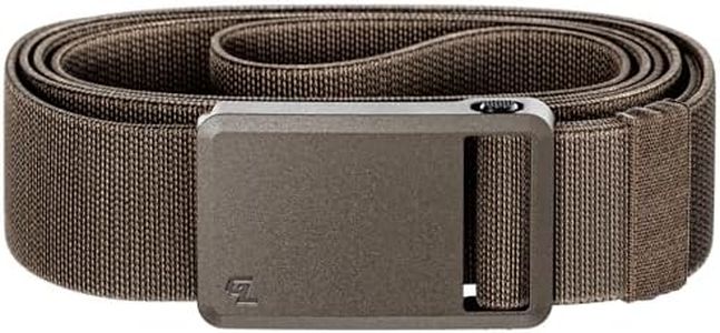 Groove Life Groove Belt Ultra Trek - Men's Stretch Nylon Belt with Magnetic Polymer Buckle, Lightweight, Machine Washable - Small (28-32")