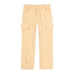 Mud Kingdom Joggers Cargo Pant for Big Boys Elastic Waist Cotton Outdoor Woven with Pockets Khaki Size 14